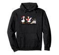 Overstimulated But Festive Goose Merry Hoodie - Novelty Apparel for Adults - T-Shirt, Sweatshirt, Hoodie