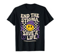 End Stigma Save Life Groovy Overdose T-Shirt - Unique Graphic Men Women - T-Shirt, Sweatshirt, Hoodie