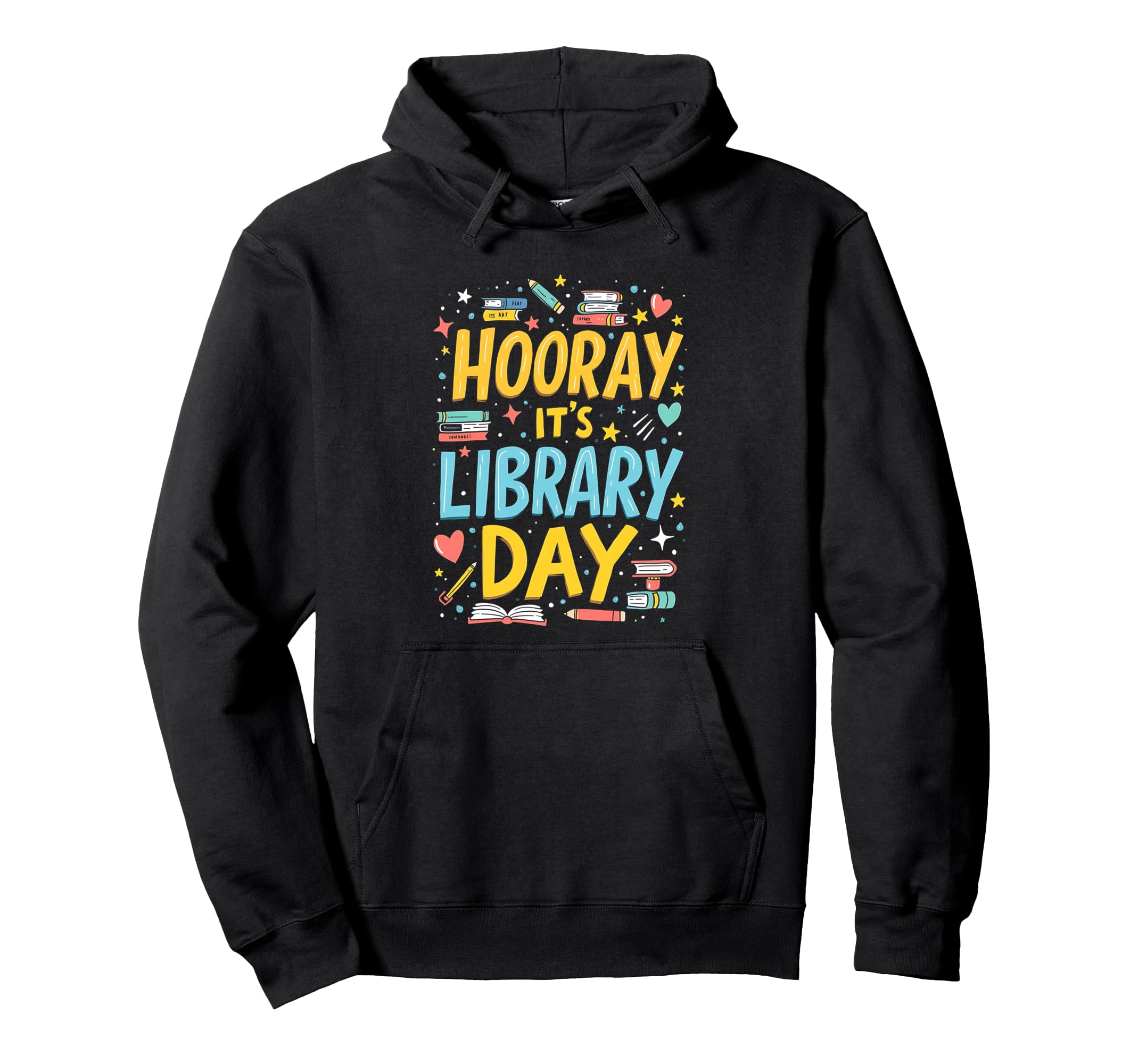 Funny Reading Books Bibliophile Hooray Hoodie - Streetwear Style Unisex - T-Shirt, Sweatshirt, Hoodie