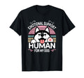 Black Husky Dog Emotional Support T-Shirt - Trendy Graphic for Adults - T-Shirt, Sweatshirt, Hoodie