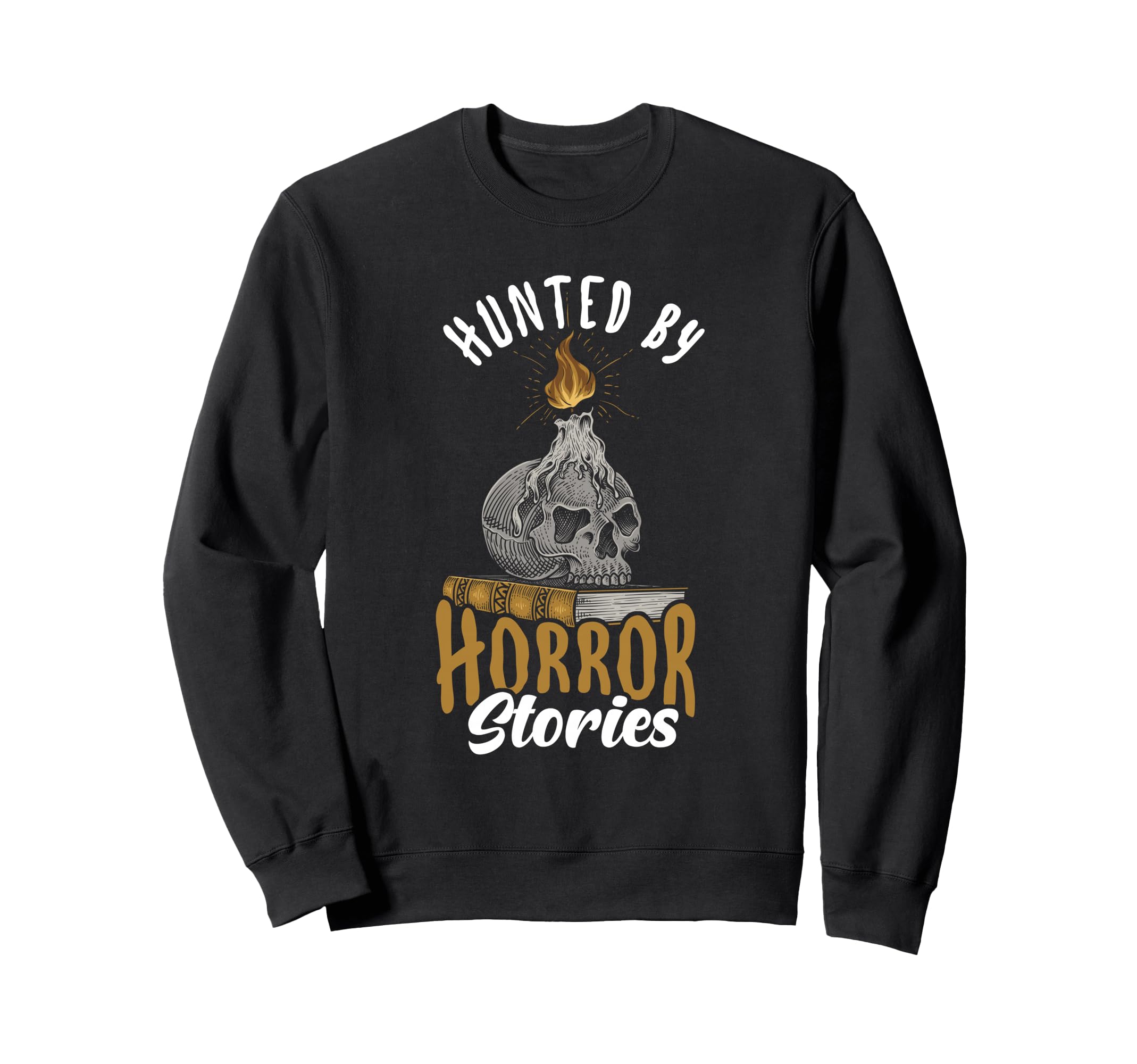 Haunted Horror Novels Bookaholic Sweatshirt - Aesthetic Graphic Men Women - T-Shirt, Sweatshirt, Hoodie