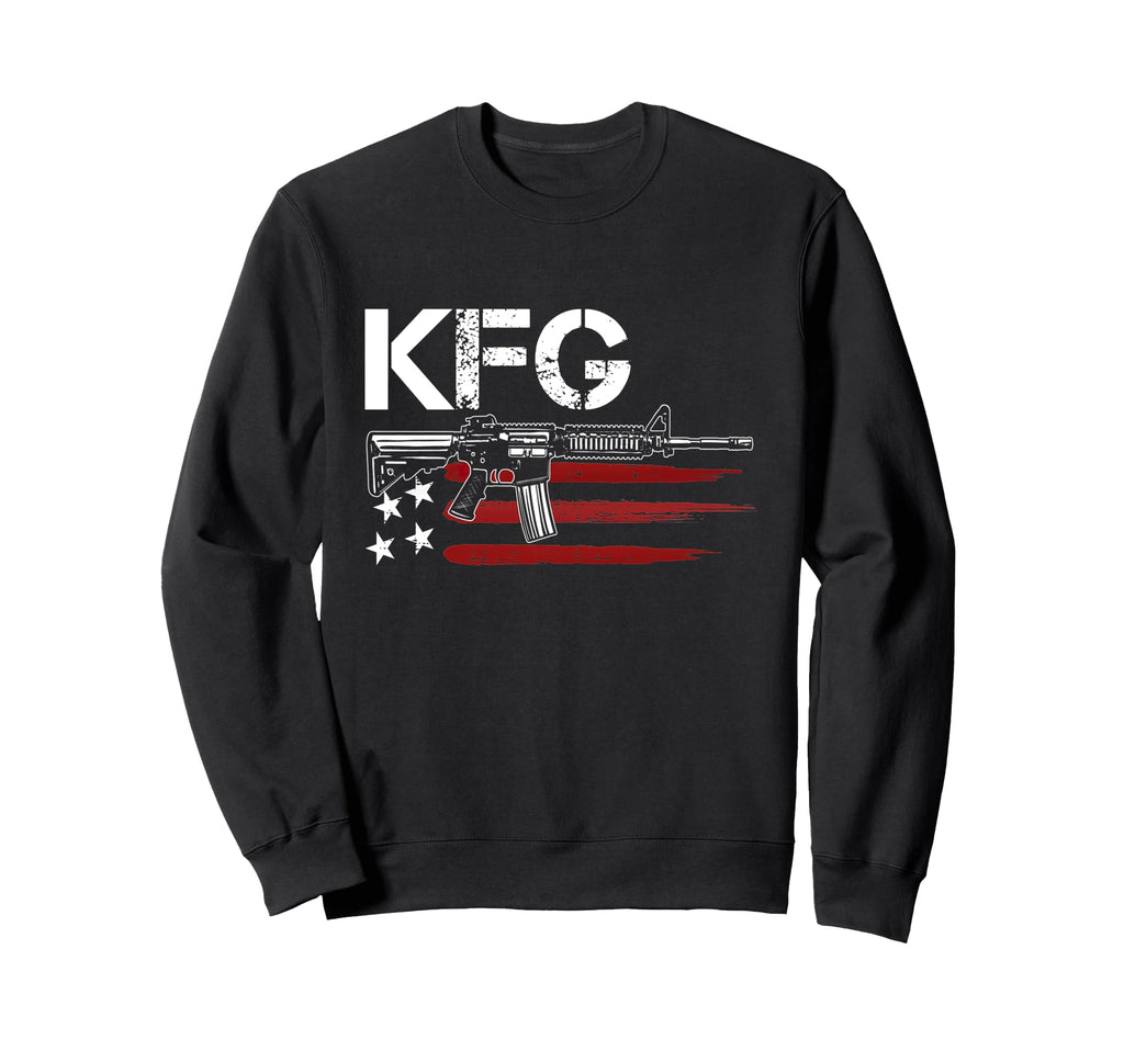 Kfg Keep Fn Going Military Army Sweatshirt - Aesthetic Graphic for Adults - T-Shirt, Sweatshirt, Hoodie
