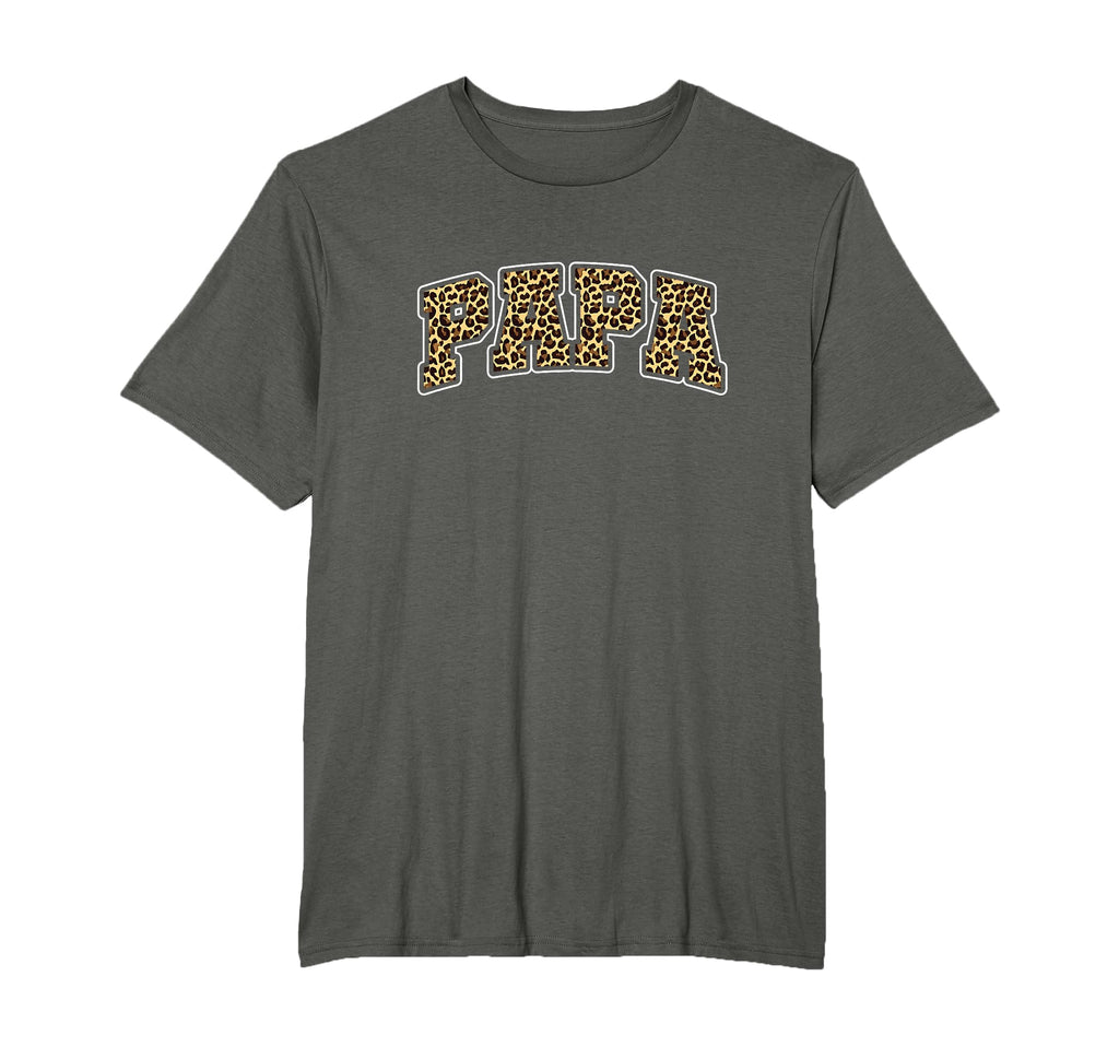 Best Papa Ever Mens Leopard Daddy Day T-Shirt - Fun Novelty Design Unisex - T-Shirt, Sweatshirt, Hoodie