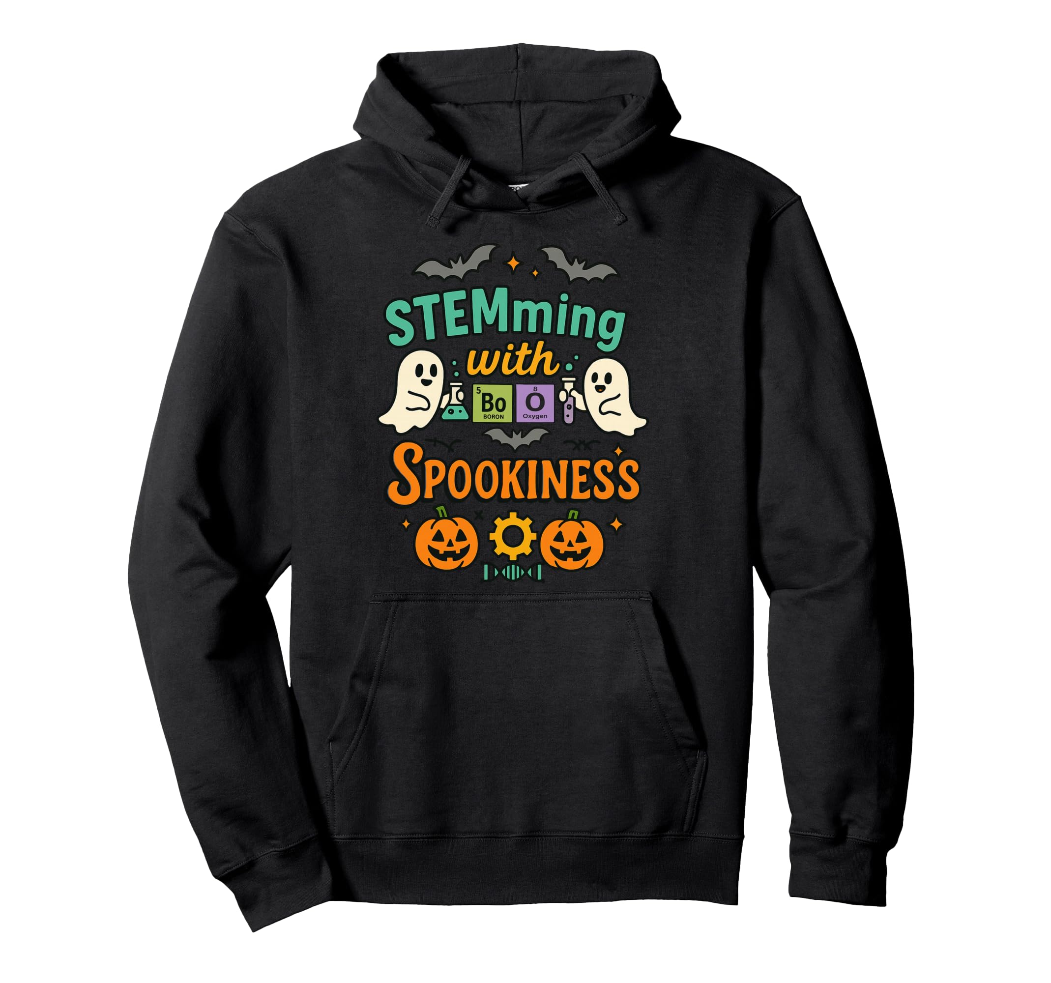 Halloween Stem Science Teacher Student Hoodie - Graphic Print Men Women - T-Shirt, Sweatshirt, Hoodie