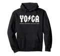 Yoga Rock Band Logo Funny Namaste Hoodie - Custom Art Print for Adults - T-Shirt, Sweatshirt, Hoodie