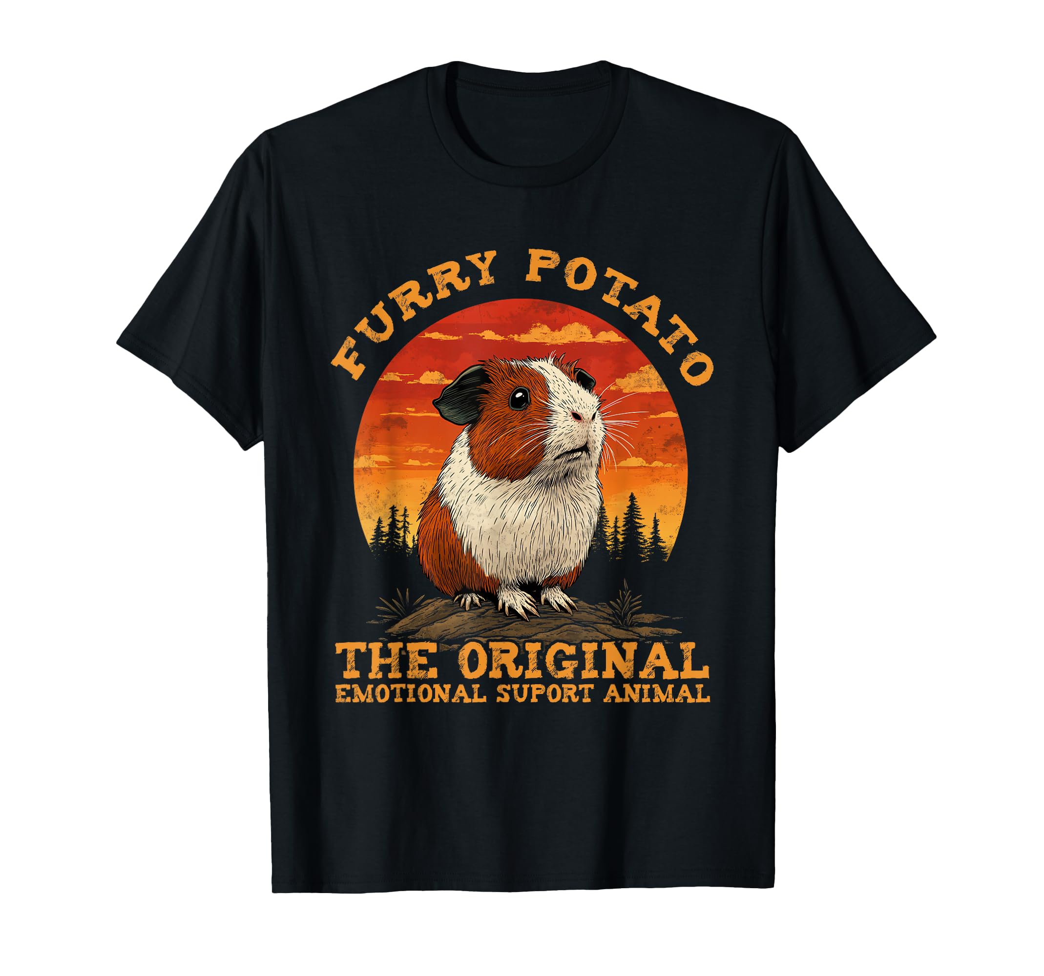 Furry Potato Original Emotional T-Shirt - Fun Novelty Design for Adults - T-Shirt, Sweatshirt, Hoodie