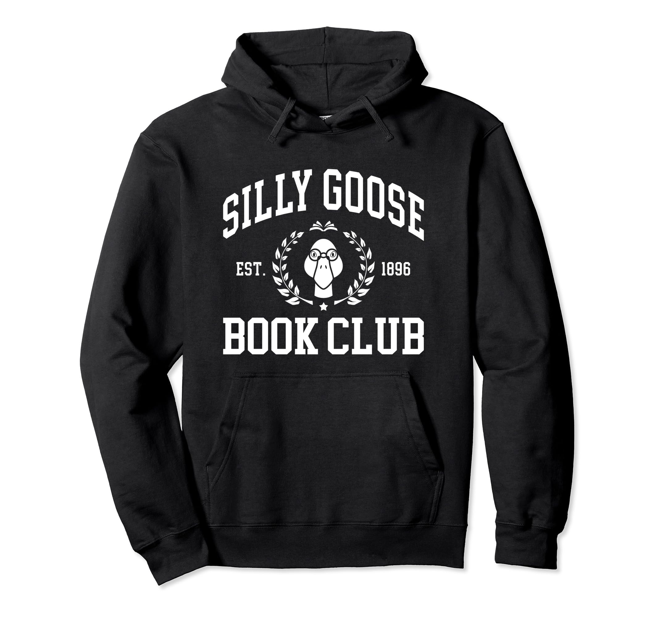 Silly Goose Book Club Hoodie - Unique Graphic Unisex - T-Shirt, Sweatshirt, Hoodie