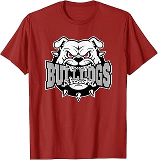 Bulldogs Mascot Back to School Team Spirit T-Shirt Unisex T-shirt, Sweatshirt, Hoodie, Long Sleeve Tee - T-Shirt, Sweatshirt, Hoodie
