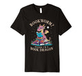 Librarian Gothic Book Dragon Bookworm T-Shirt - Unique Graphic Men Women - T-Shirt, Sweatshirt, Hoodie