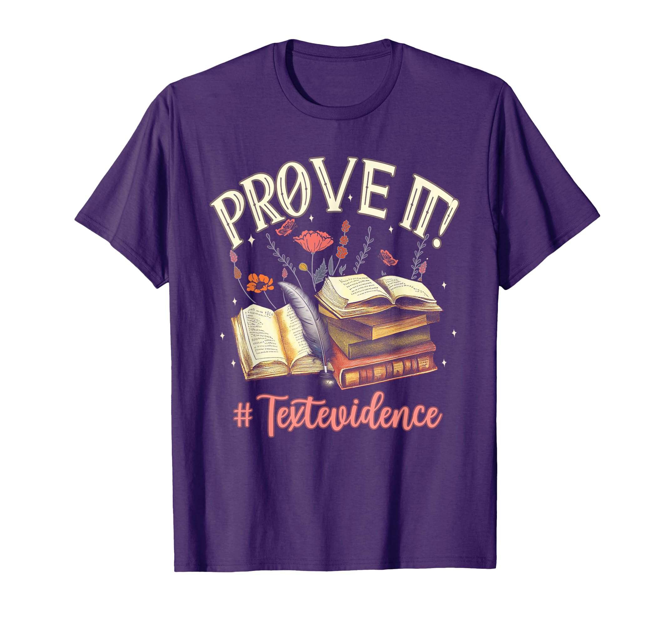 Prove It Reading Teacher Text T-Shirt - Aesthetic Graphic Men Women - T-Shirt, Sweatshirt, Hoodie