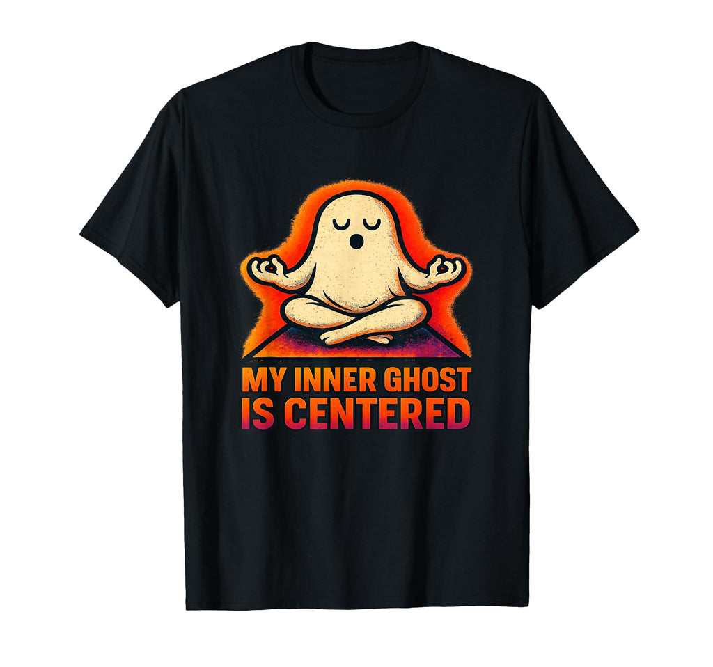 Yoga Breathwork Centered Halloween T-Shirt - Fun Novelty Design Men Women - T-Shirt, Sweatshirt, Hoodie