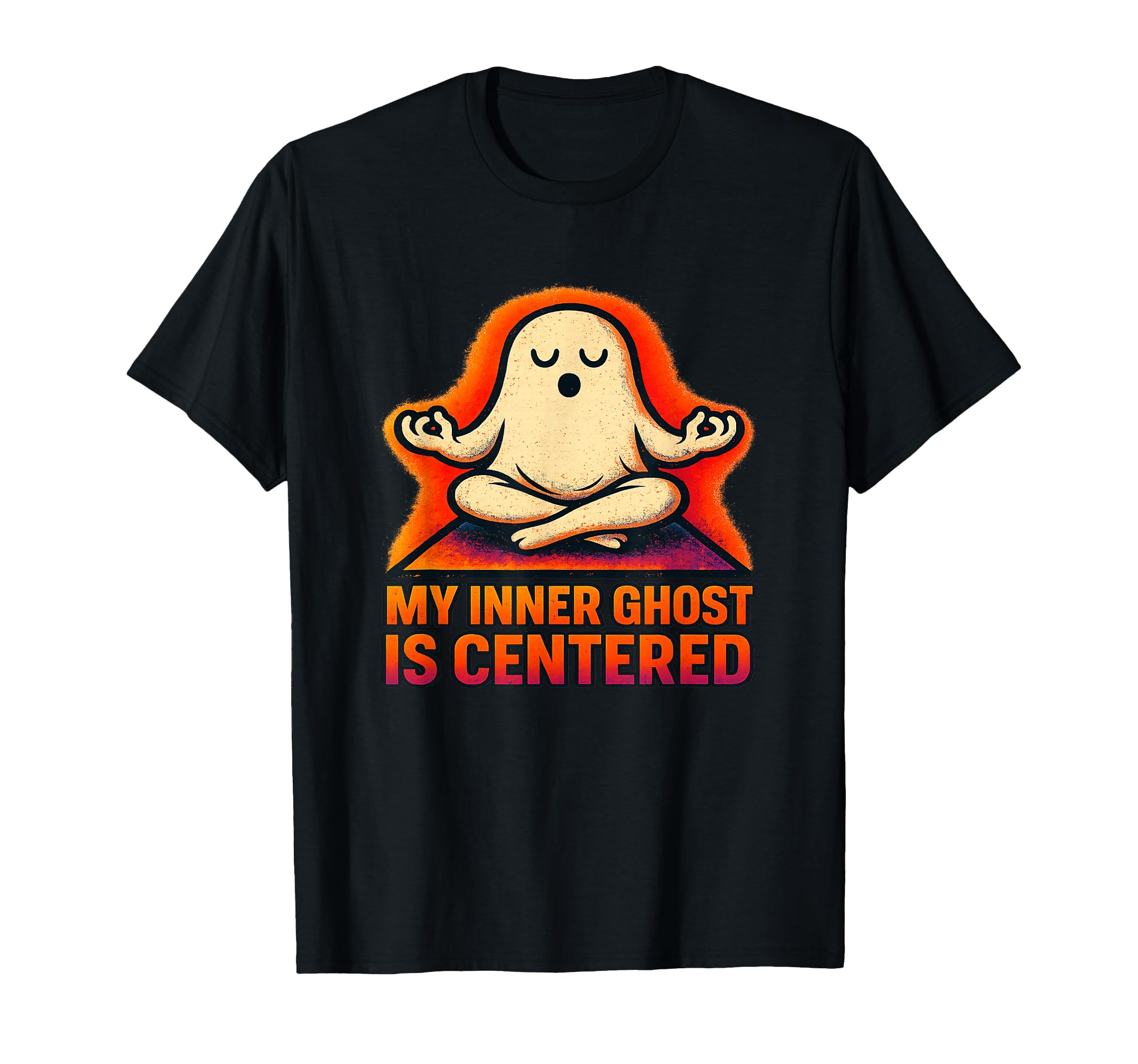 Yoga Breathwork Centered Halloween T-Shirt - Fun Novelty Design Men Women - T-Shirt, Sweatshirt, Hoodie
