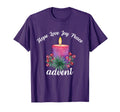 Hope Love Joy Peace Advent Season T-Shirt - Casual Everyday Wear Unisex - T-Shirt, Sweatshirt, Hoodie
