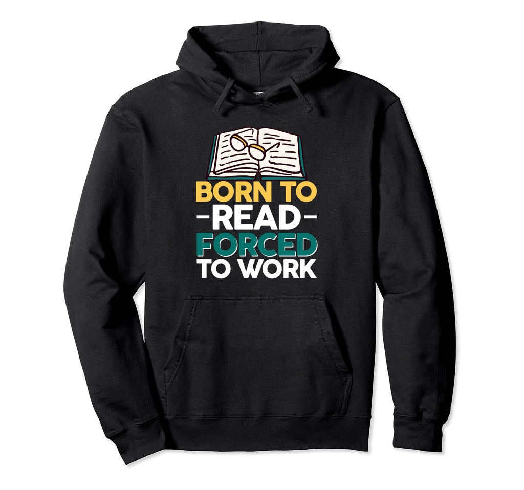 Bookworm Bibliophile Reader Librarian Hoodie - Minimalist Print Unisex - T-Shirt, Sweatshirt, Hoodie