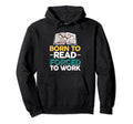 Bookworm Bibliophile Reader Librarian Hoodie - Minimalist Print Unisex - T-Shirt, Sweatshirt, Hoodie