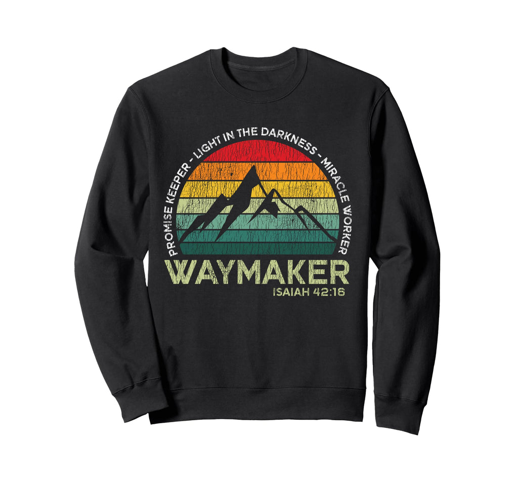 Waymaker Promise Keeper Miracle Sweatshirt - Minimalist Print Men Women - T-Shirt, Sweatshirt, Hoodie