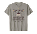 Love God Drink Coffee Read Books Coffee T-Shirt - Trendy Graphic Men Women - T-Shirt, Sweatshirt, Hoodie