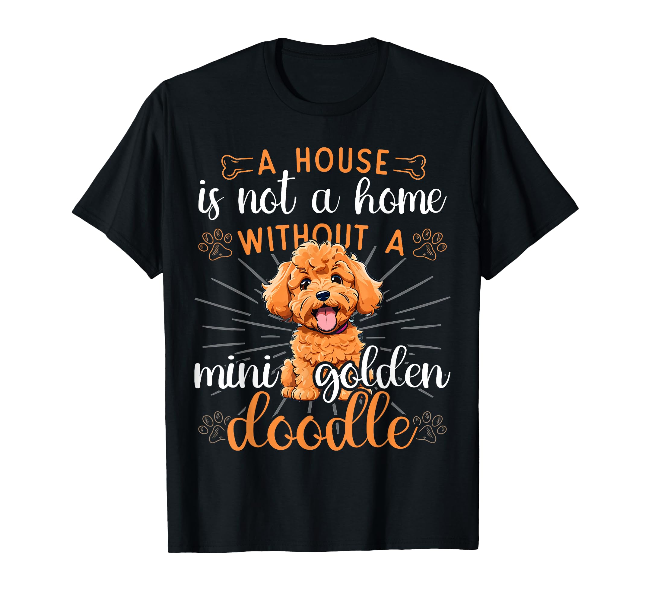 Mini Goldendoodle Dad Collar Sayings T-Shirt - Streetwear Style Unisex - T-Shirt, Sweatshirt, Hoodie