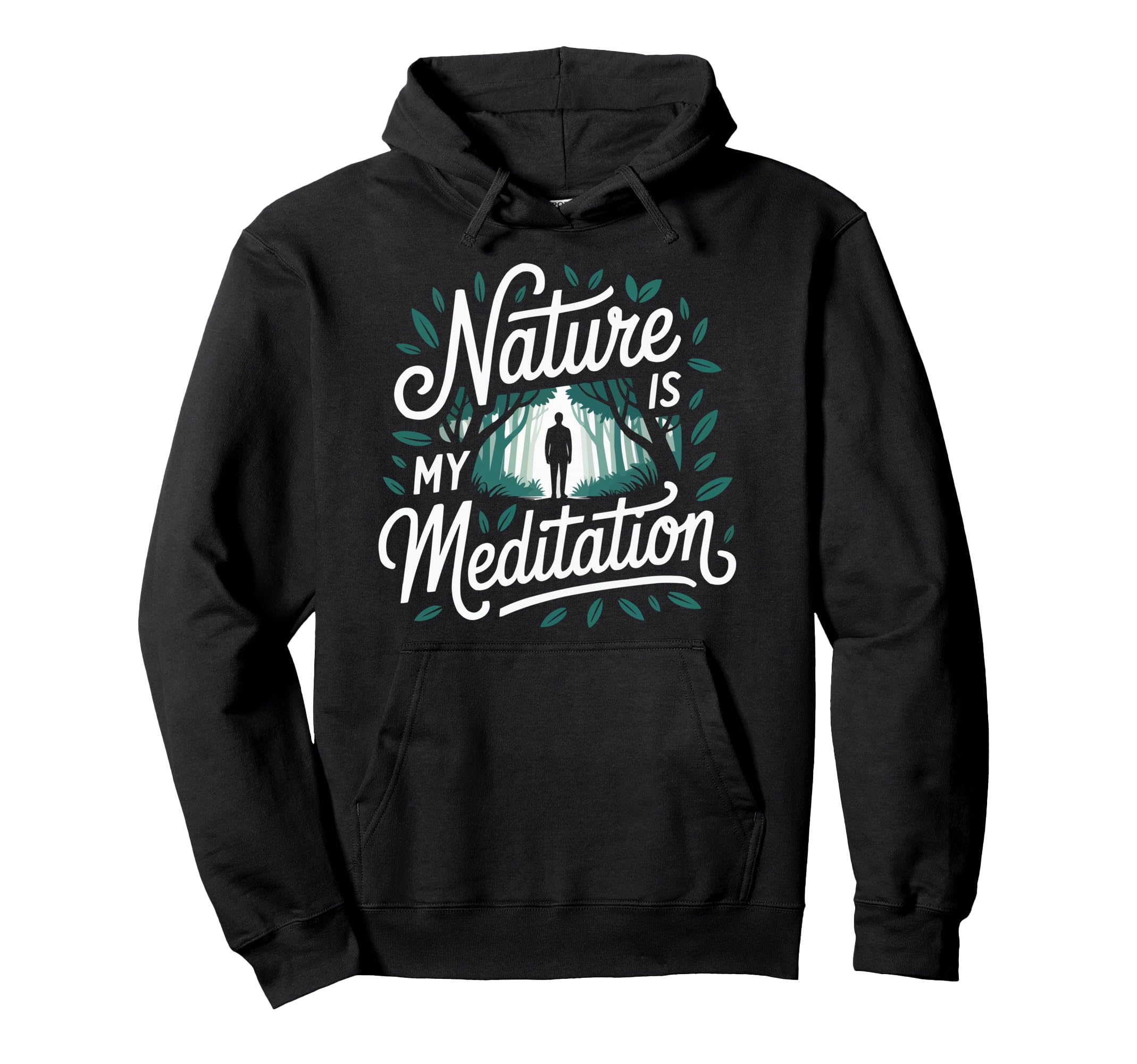 Shinrin Yoku Nature Therapy Tree Hoodie - Unique Graphic for Adults - T-Shirt, Sweatshirt, Hoodie