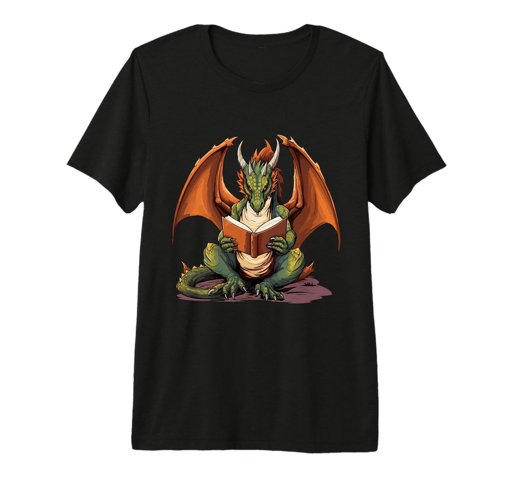 Dragon Book Tri Blend T-Shirt - Casual Everyday Wear Men Women - T-Shirt, Sweatshirt, Hoodie