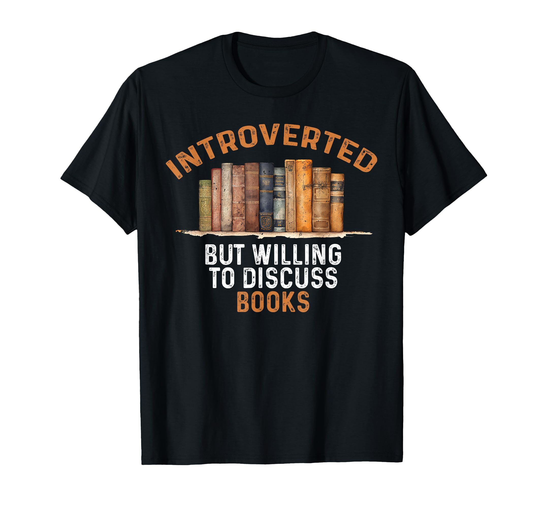 Introverted But Willing To Discuss T-Shirt - Minimalist Print for Adults - T-Shirt, Sweatshirt, Hoodie