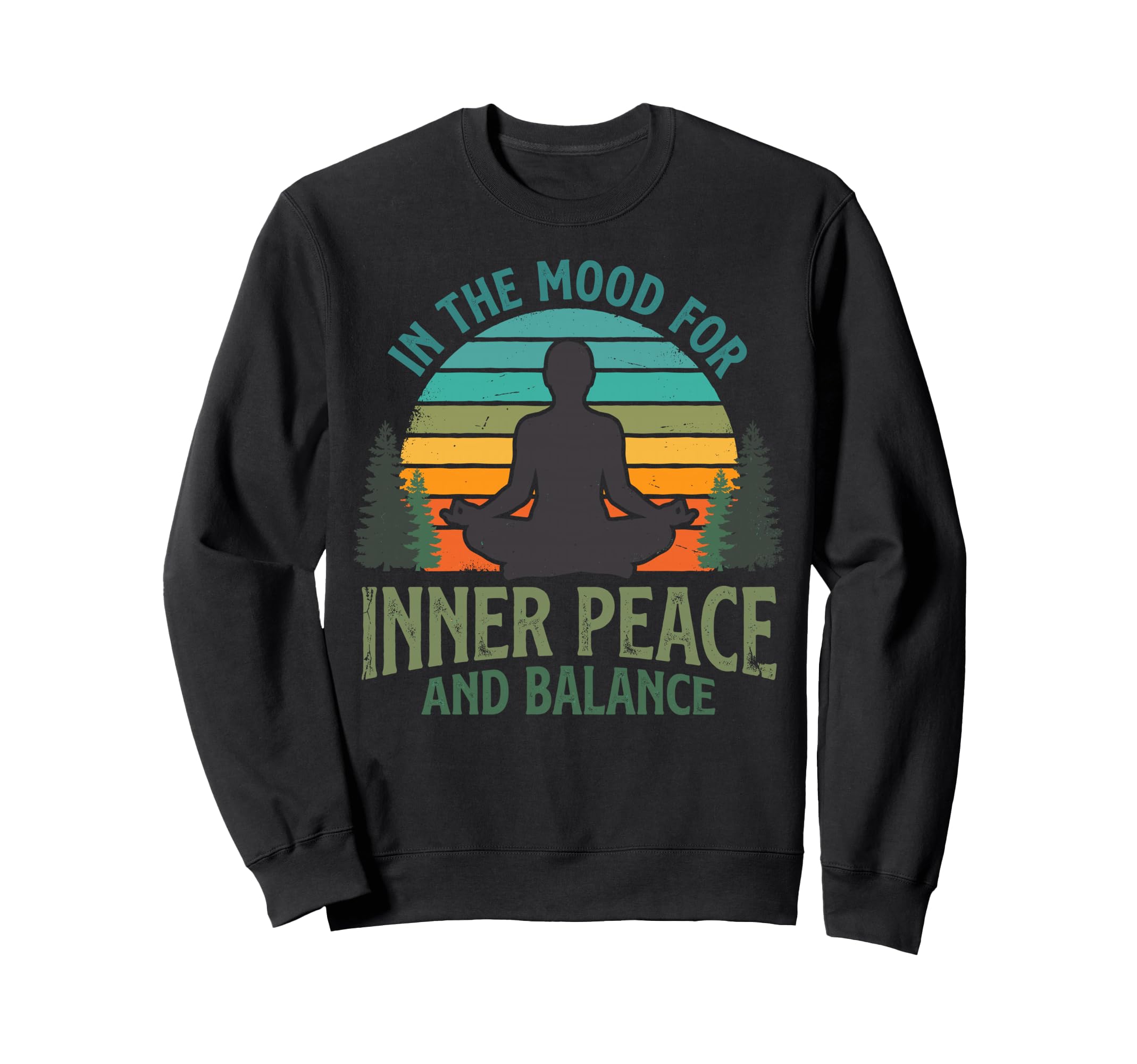 Mood Inner Peace Balance Yoga Sweatshirt - Aesthetic Graphic Men Women - T-Shirt, Sweatshirt, Hoodie