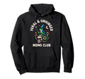 Feral Unhinged Moms Club Snail Frog Mom Hoodie - Unique Graphic for Adults - T-Shirt, Sweatshirt, Hoodie