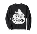 Self Love Is Fire Empowering Sweatshirt - Minimalist Print for Adults - T-Shirt, Sweatshirt, Hoodie