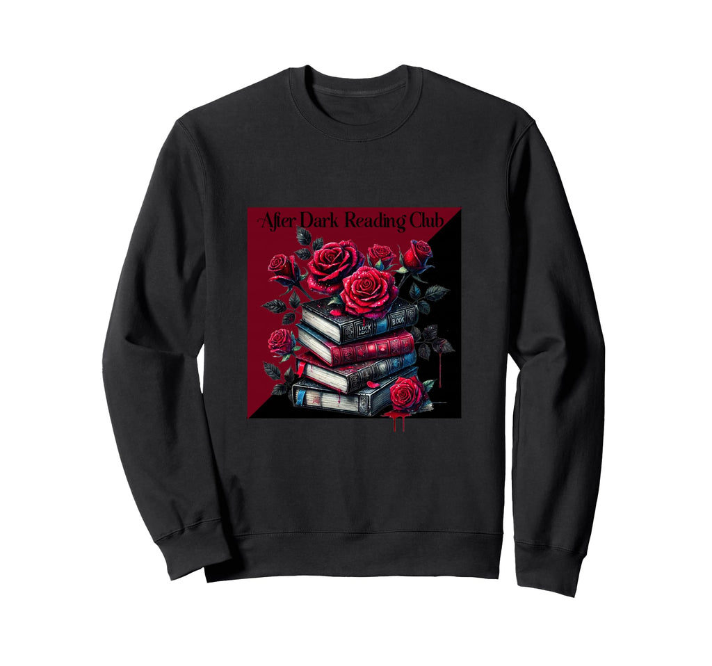 After Dark Reading Club Gothic Books Sweatshirt - Unique Graphic Unisex - T-Shirt, Sweatshirt, Hoodie
