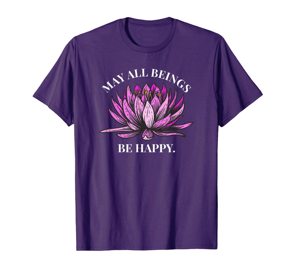 May All Beings Be Happy Vipassana T-Shirt - Aesthetic Graphic for Adults - T-Shirt, Sweatshirt, Hoodie