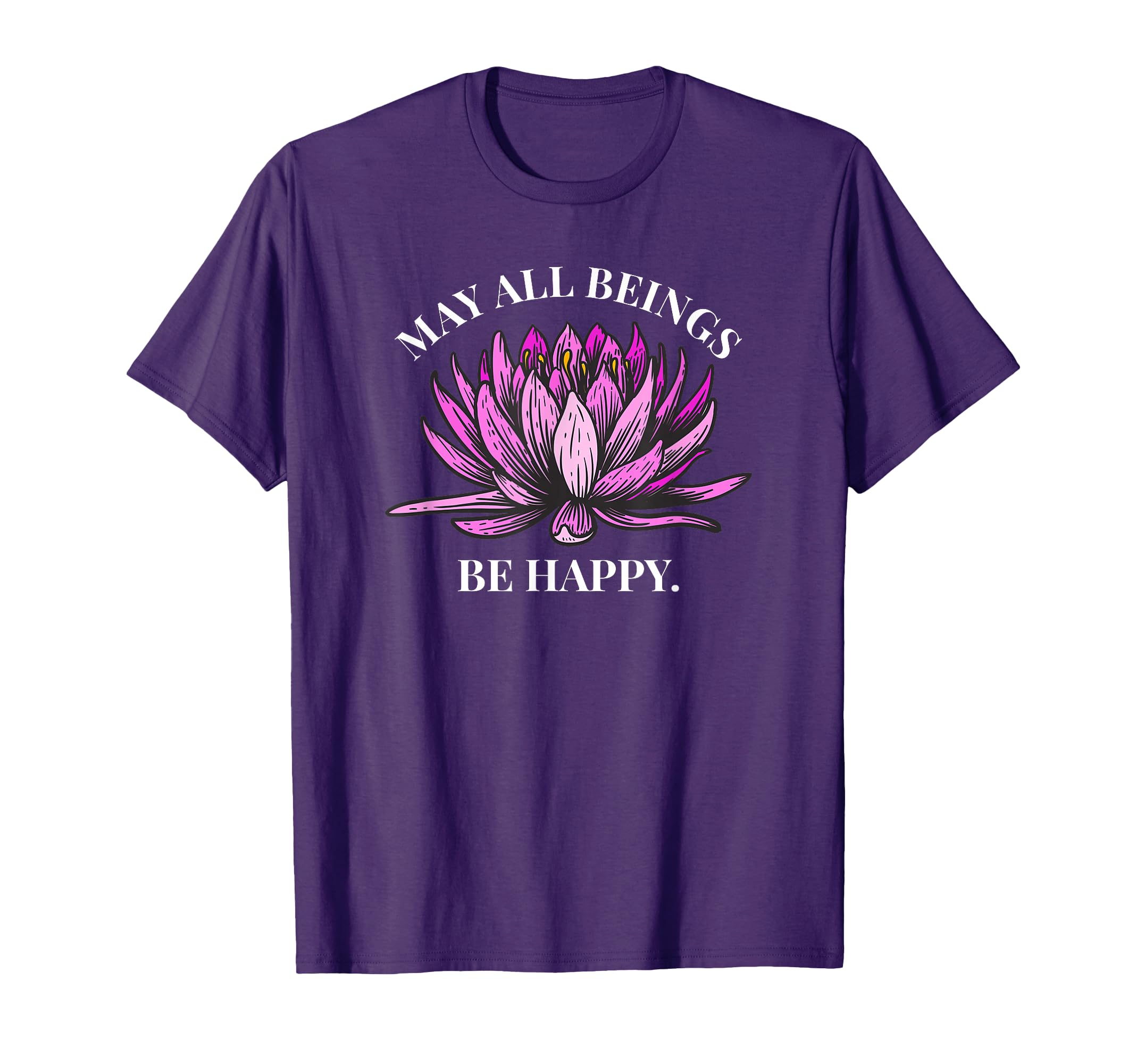 May All Beings Be Happy Vipassana T-Shirt - Aesthetic Graphic for Adults - T-Shirt, Sweatshirt, Hoodie