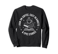Funny Reading Coffee Bookworm Readers Sweatshirt - Graphic Print for Adults - T-Shirt, Sweatshirt, Hoodie
