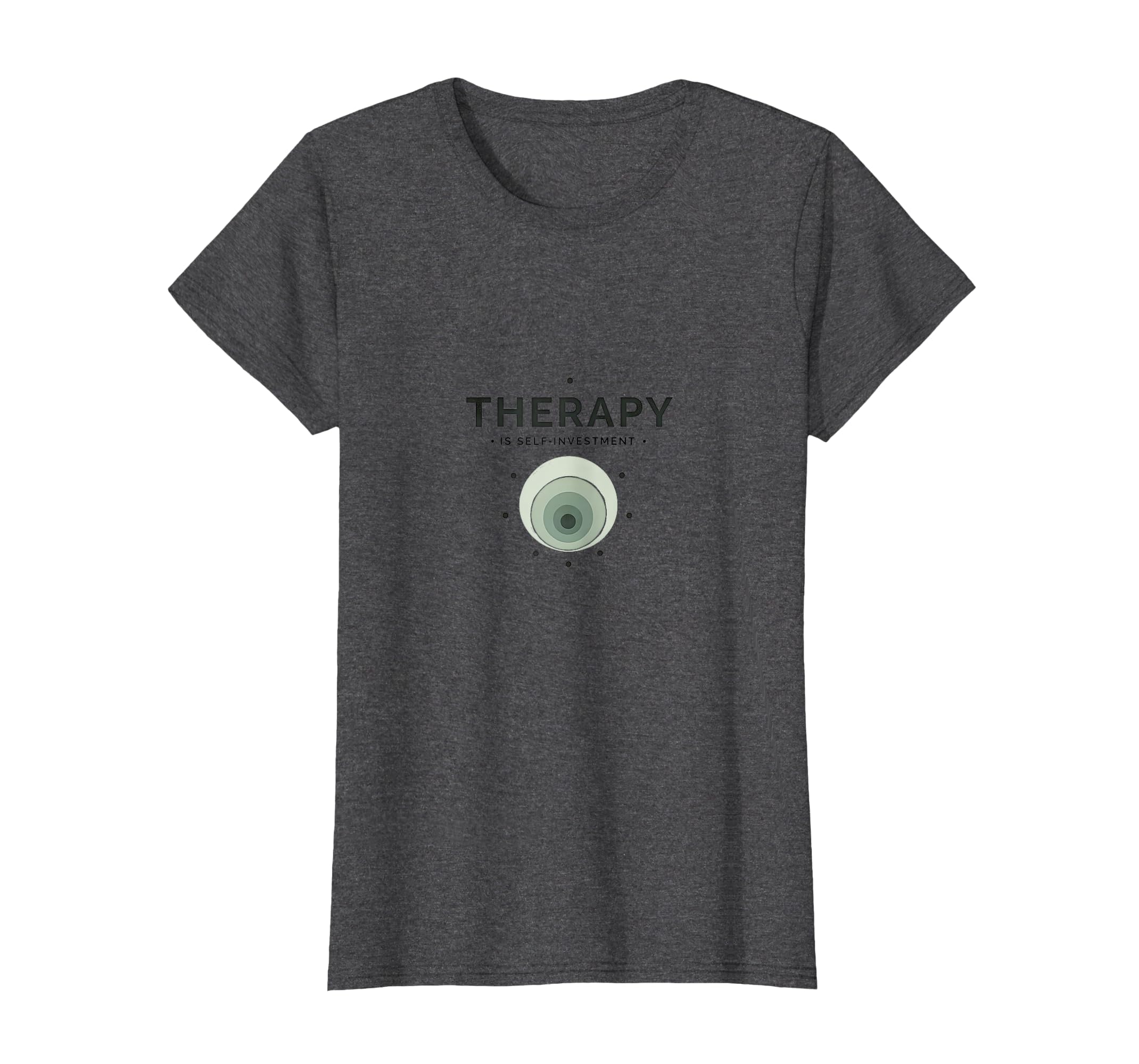 Therapy Is Self Investment Mental T-Shirt - Minimalist Print for Adults - T-Shirt, Sweatshirt, Hoodie