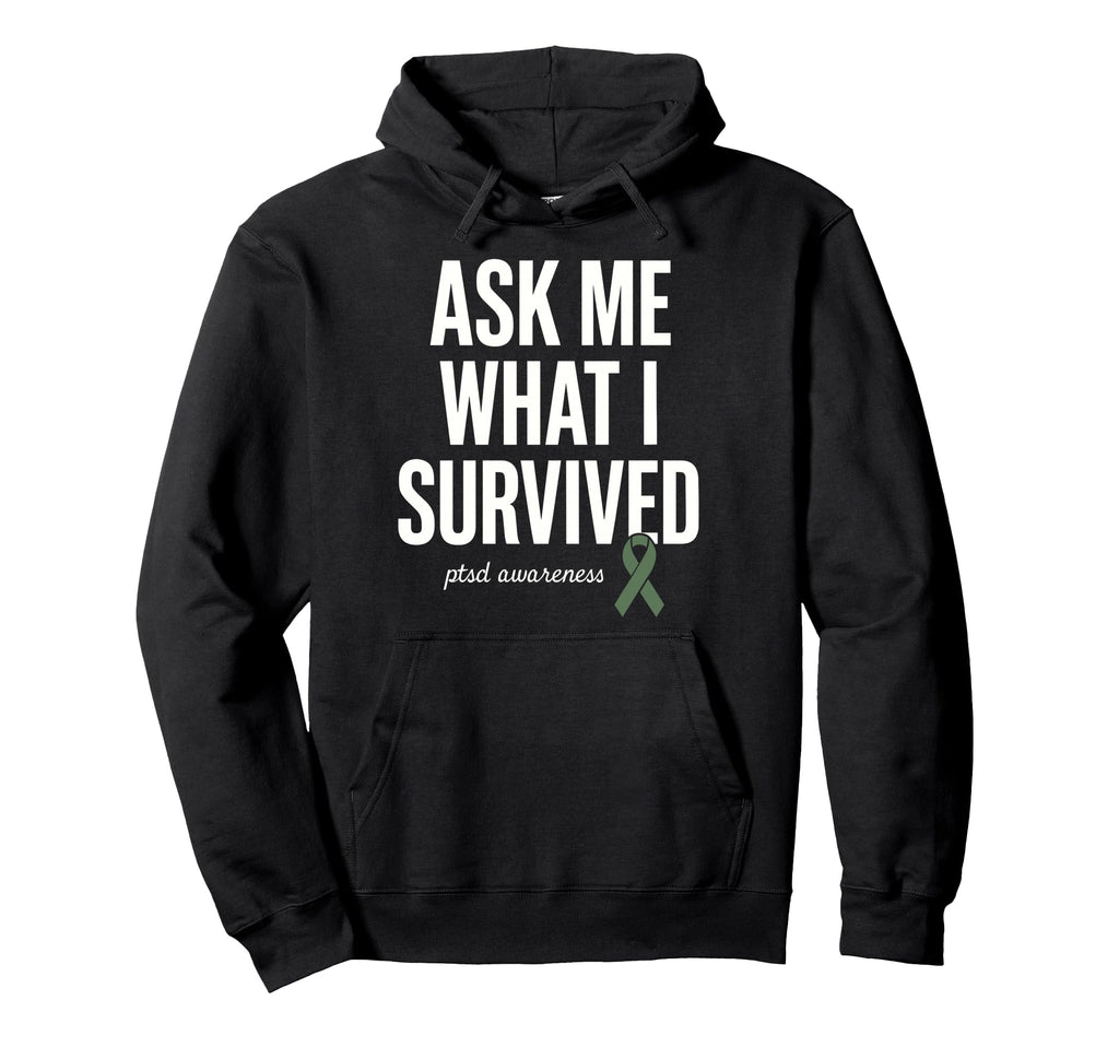 Ptsd Awareness Mental Health Support Hoodie - Streetwear Style Men Women - T-Shirt, Sweatshirt, Hoodie