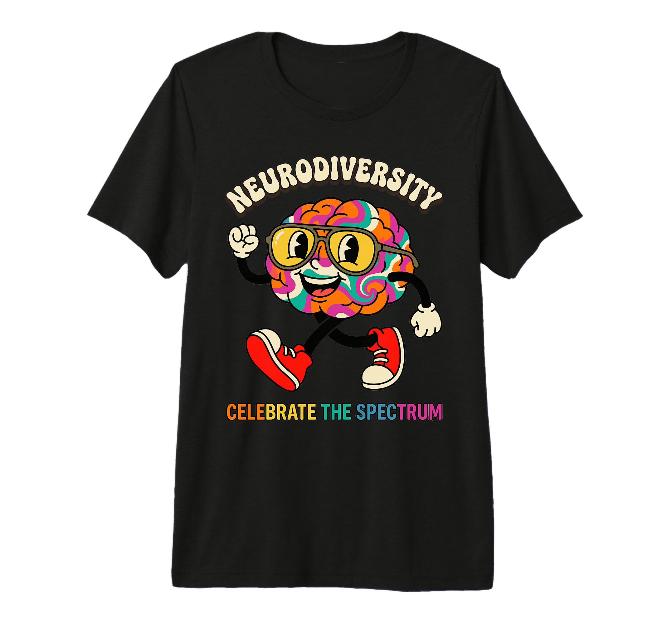 Neurodiversity Celebrate Spectrum T-Shirt - Fun Novelty Design Unisex - T-Shirt, Sweatshirt, Hoodie