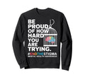 Be Proud How Hard You Are Trying Sweatshirt - Streetwear Style for Adults - T-Shirt, Sweatshirt, Hoodie