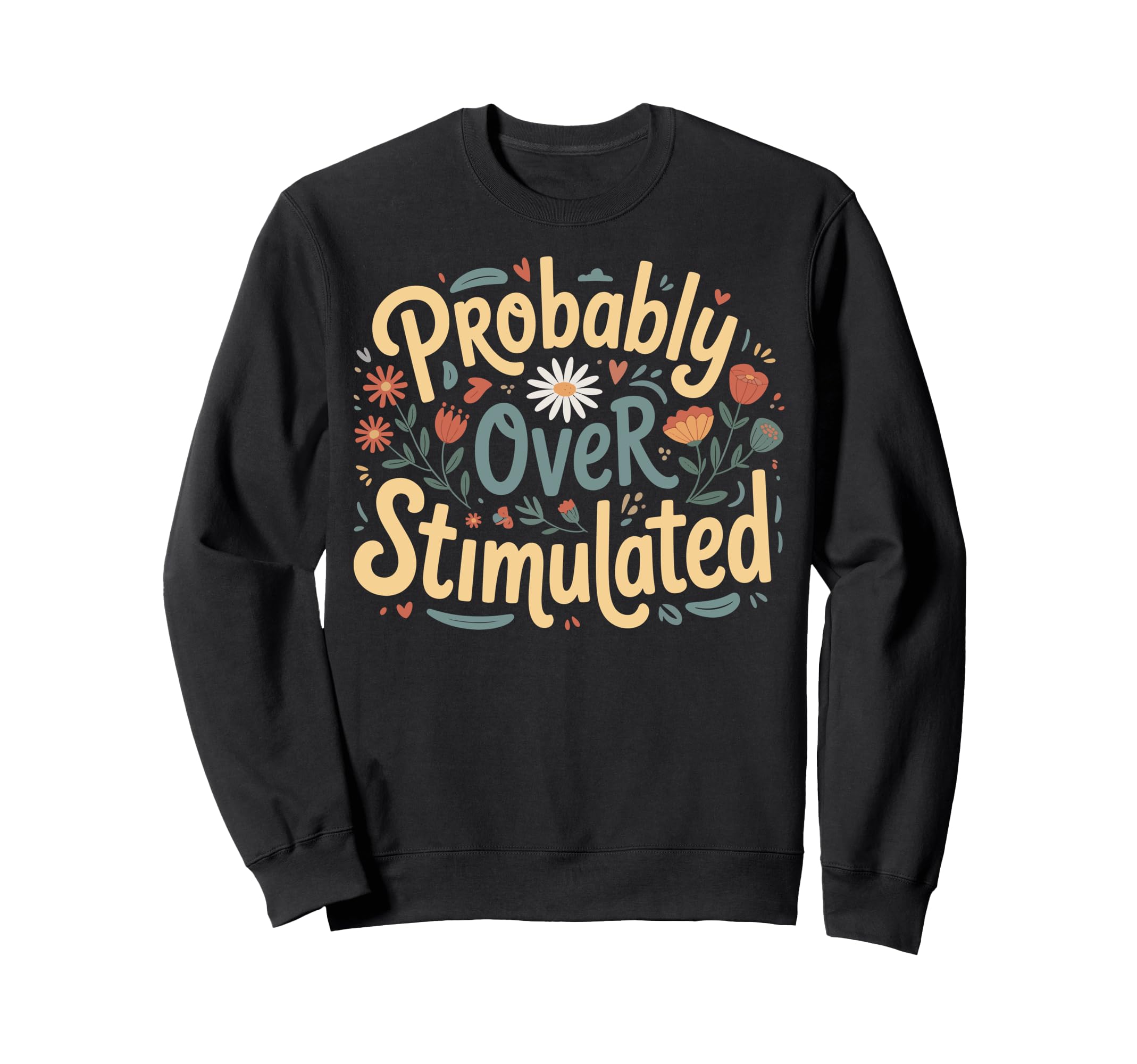 Anxiety Introvert Mental Health Hoodie - Trendy Graphic Unisex - T-Shirt, Sweatshirt, Hoodie