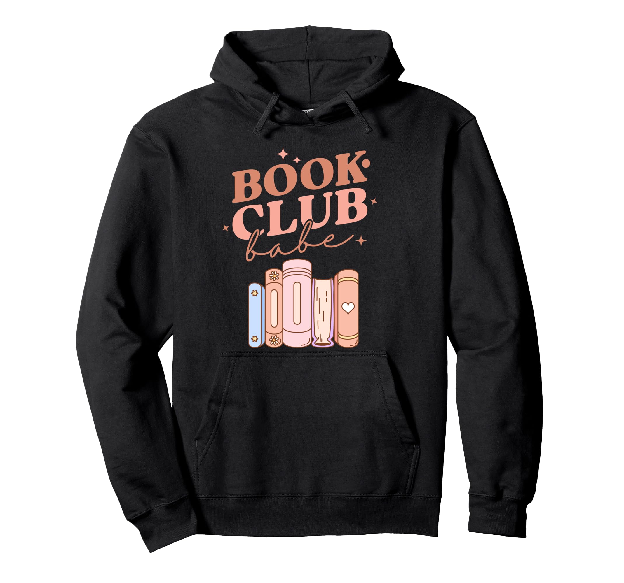 Book Club Babe Bibliophile Hoodie - Casual Everyday Wear Men Women - T-Shirt, Sweatshirt, Hoodie