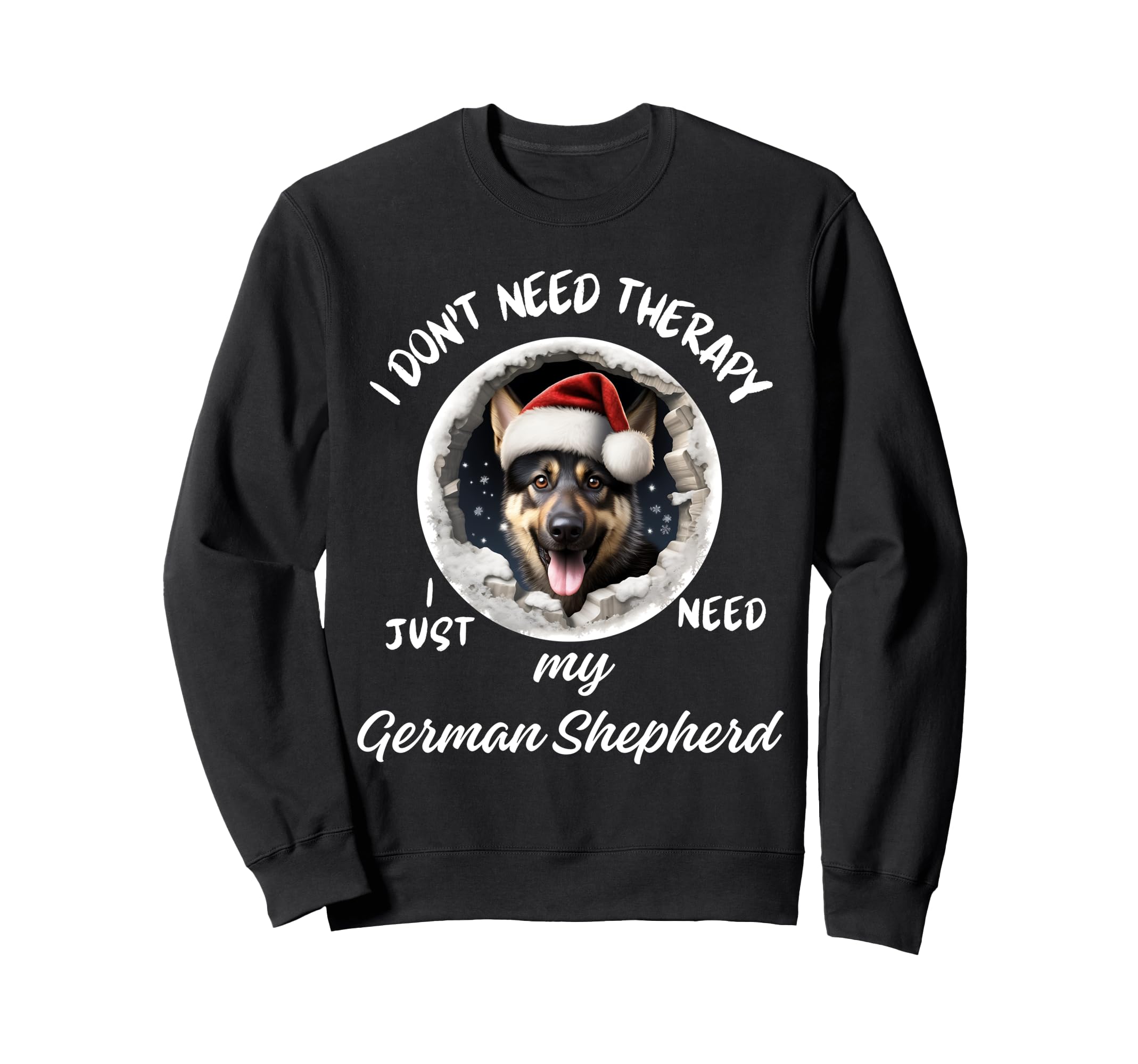 German Shepherd Lover I Just Need Sweatshirt - Custom Art Print for Adults - T-Shirt, Sweatshirt, Hoodie
