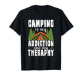 Funny Camping Is My Addiction And T-Shirt - Minimalist Print Unisex - T-Shirt, Sweatshirt, Hoodie