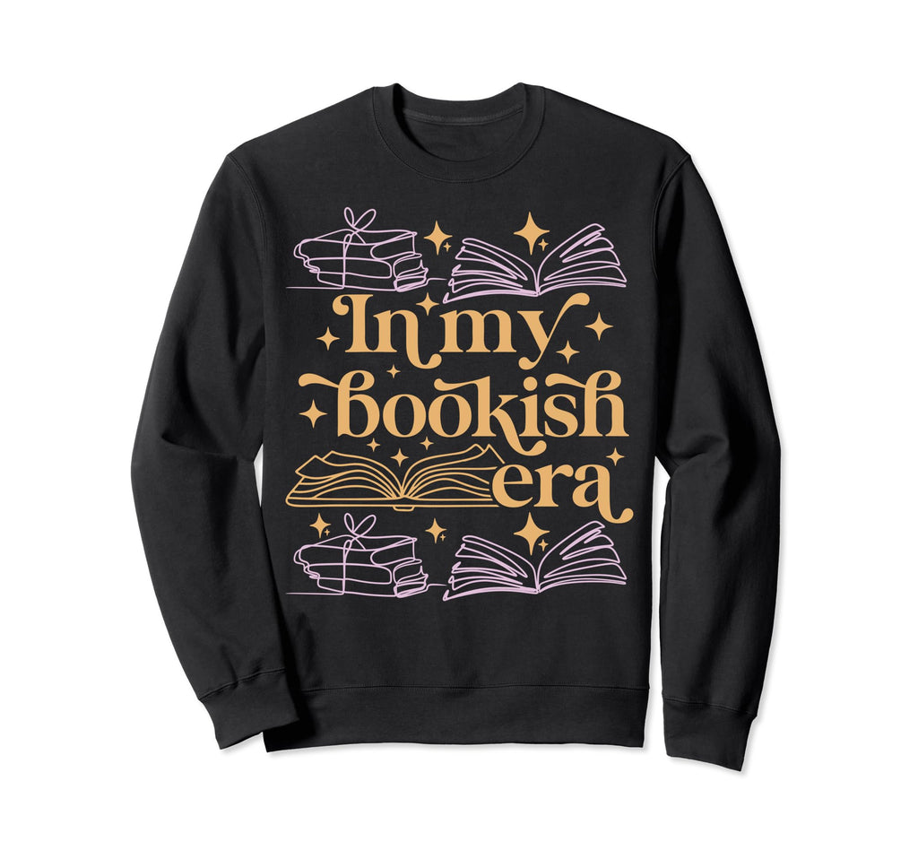 My Bookish Era Book Lover Sweatshirt - Custom Art Print for Adults - T-Shirt, Sweatshirt, Hoodie