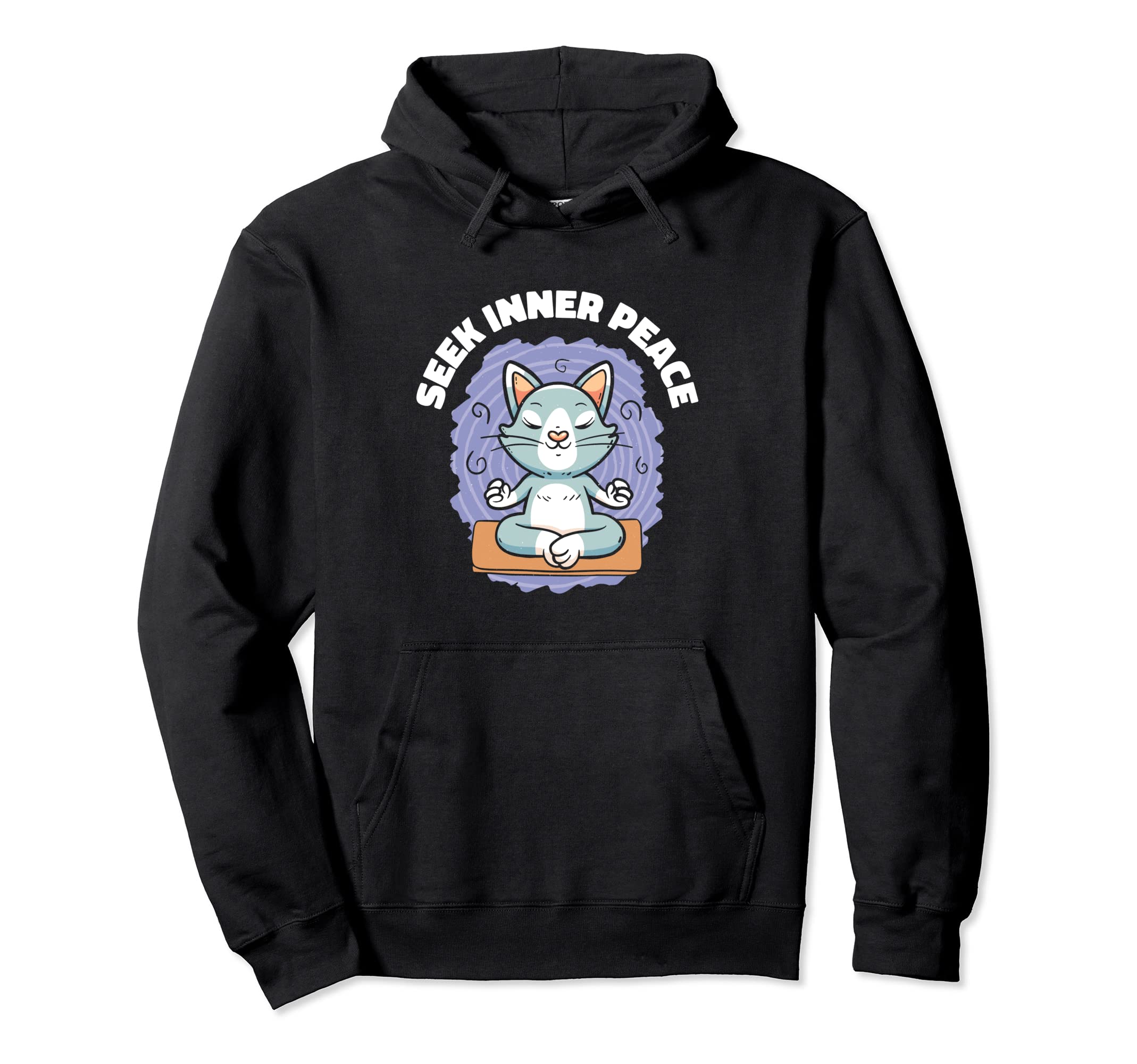 Seek Inner Peace Calmness Serenity Hoodie - Aesthetic Graphic Unisex - T-Shirt, Sweatshirt, Hoodie