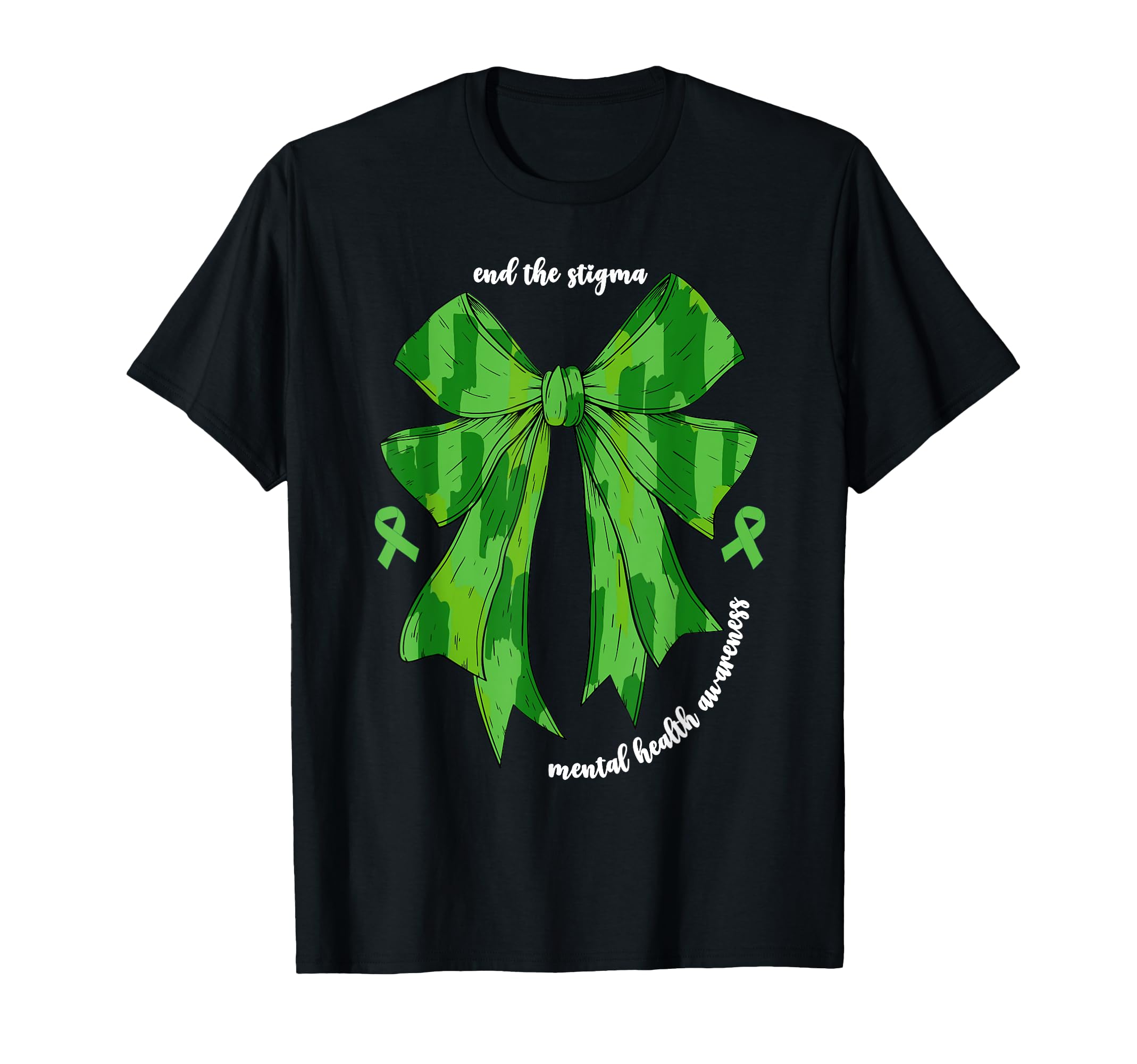 End Stigma Mental Health Awareness Month T-Shirt - Unique Graphic Unisex - T-Shirt, Sweatshirt, Hoodie