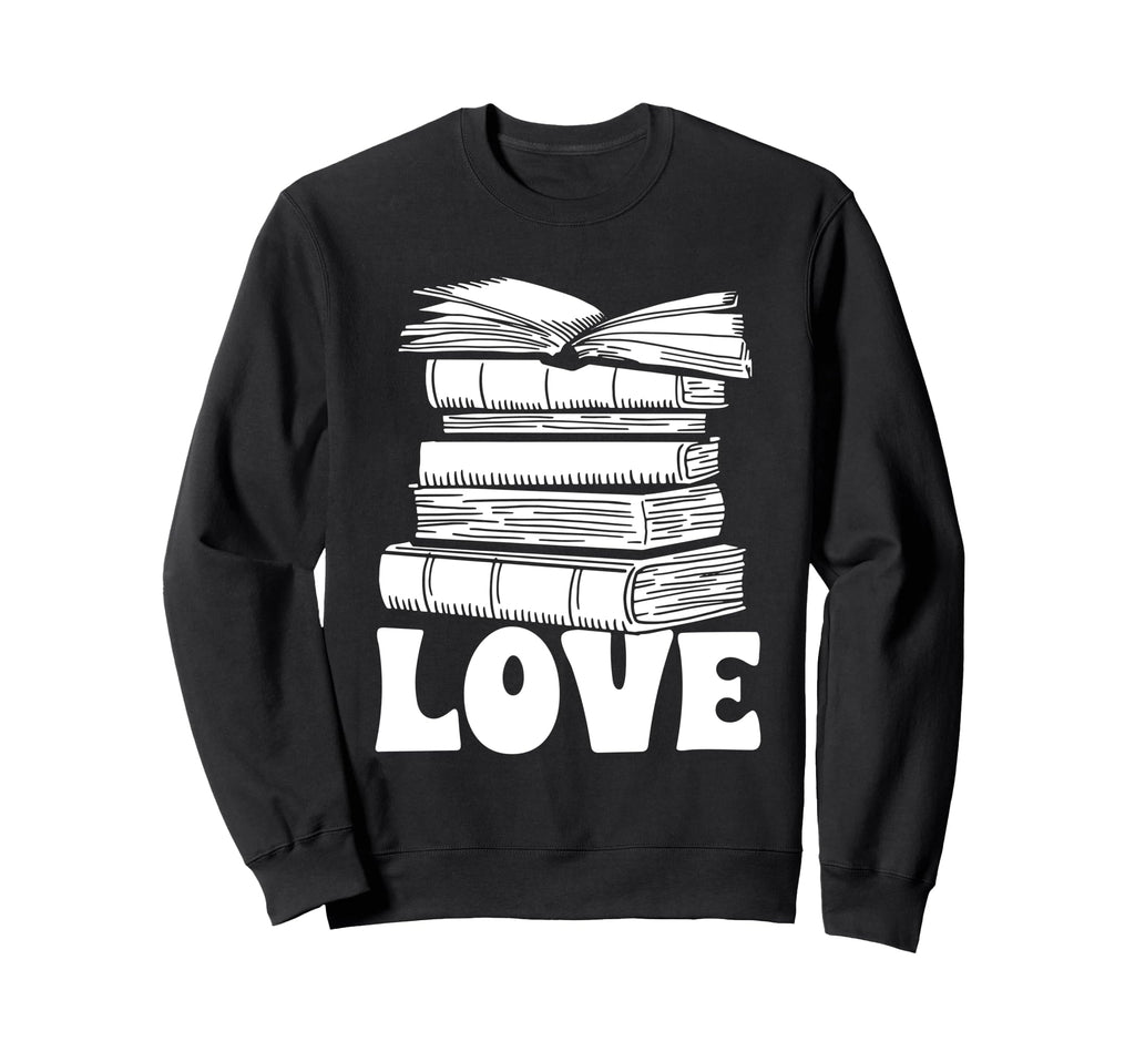 Book Reading Bookish Bookworm Sweatshirt - Minimalist Print for Adults - T-Shirt, Sweatshirt, Hoodie