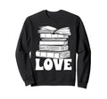 Book Reading Bookish Bookworm Sweatshirt - Minimalist Print for Adults - T-Shirt, Sweatshirt, Hoodie
