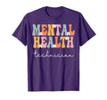 Mental Health Technician Week Groovy T-Shirt - Trendy Graphic Unisex - T-Shirt, Sweatshirt, Hoodie
