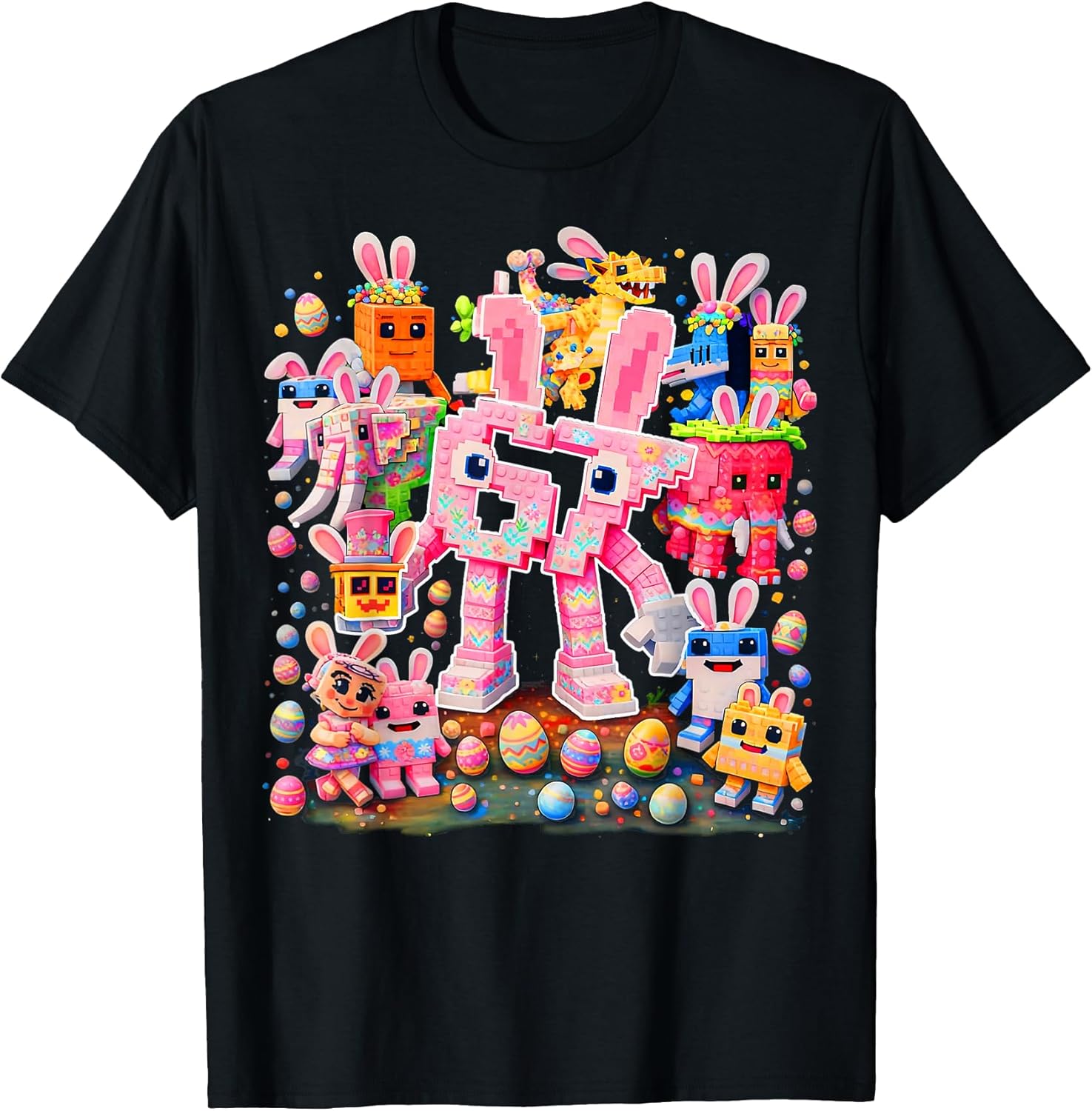 Graphic Easter Bunny Brainrot Funny Apparel Co. Unisex T-shirt, Sweatshirt, Hoodie, Long Sleeve Tee - T-Shirt, Sweatshirt, Hoodie