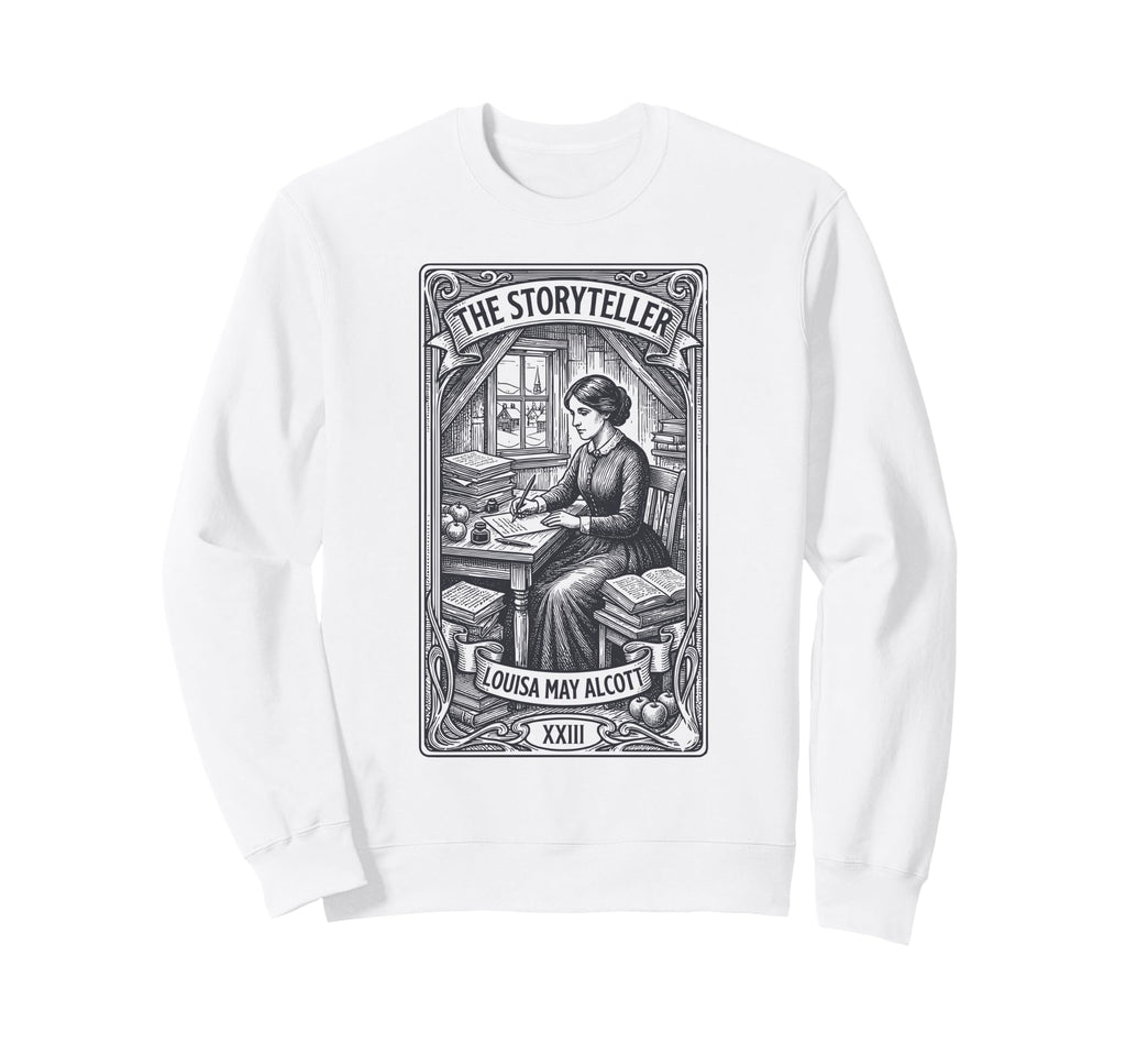 Little Book Jo March Sisters Sweatshirt - Custom Art Print Men Women - T-Shirt, Sweatshirt, Hoodie