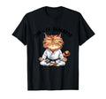 Zen Cat Meditation Karate Sweatshirt - Custom Art Print Men Women - T-Shirt, Sweatshirt, Hoodie