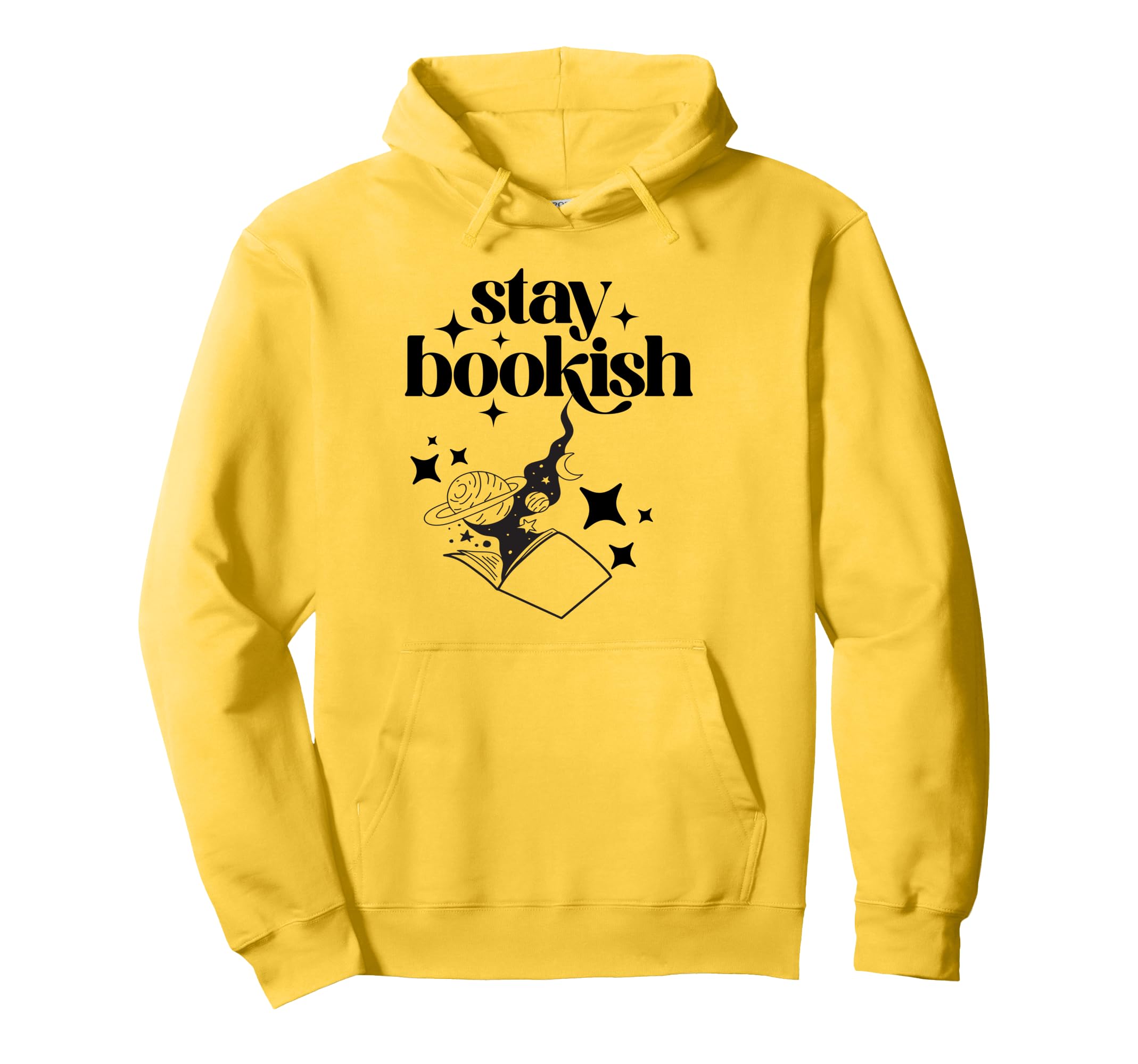 Stay Bookish Sci Fi Book Lover Hoodie - Fun Novelty Design Men Women - T-Shirt, Sweatshirt, Hoodie